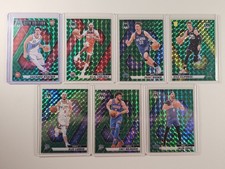 (7) 2024-25 MOSAIC GREEN PRIZM LOT RISACHER RC HOLMGREN WAGNER +MORE Q4386