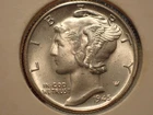 1945 Mercury Dime...Lustrous..Gem BU...Check it out !!!