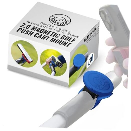  - 2.0 Golf Push Cart Mount for Magnetic Accessories () - Pu