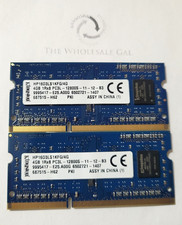 Kingston 8GB (2X4GB) 1Rx8 PC3L-12800S DDR3L-1600Mhz SODIMM Laptop Memory