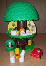 Vintage 70's Kenner Tree Tots FAMILY TREE PLAY HOUSE Playset 100 Complete