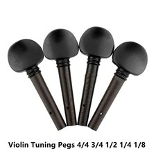 Premium schwarz Holz Violine Stimmwirbel Set für 4/4 3/4 1/2 1/4 1/8 Violinen
