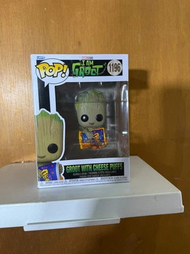 Funko POP! Marvel Studios I Am Groot Groot With Cheese Puffs  #1196