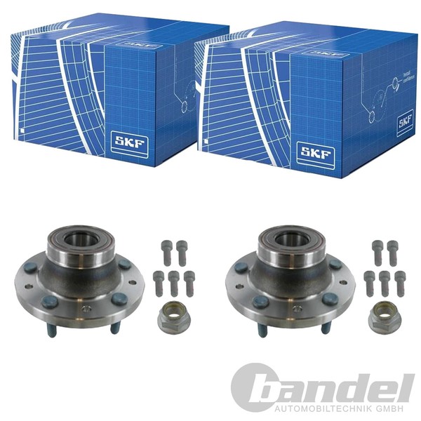 2X SKF RADLAGER-SATZ Hinten Passend FÜR Ford Tourneo Transit Links+Rechts-image