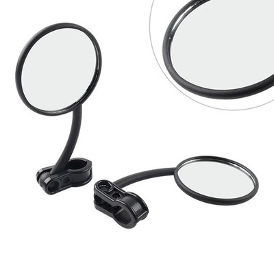Right & Left Hand Dual Sport Mirror Fit Motorcycle Dirt Bike Supermoto Adv Atv
