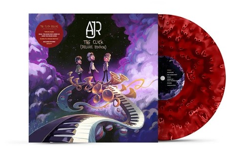 AJR – The Click Deluxe - Ghostly Red 2 x LP Vinyl Records 12" - NEW Sealed