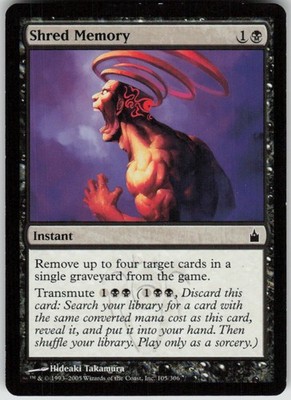 Shred Memory C Ravnica: City of Guilds 105 LP