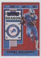 2019 Panini Contenders Season Ticket FOTL FOTL Red Zone Kenny Golladay #74 z4k