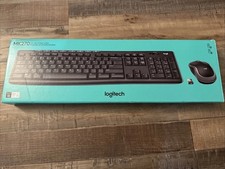 Logitech MK270 Wireless Combo Keyboard  Mouse USB Black 920004536