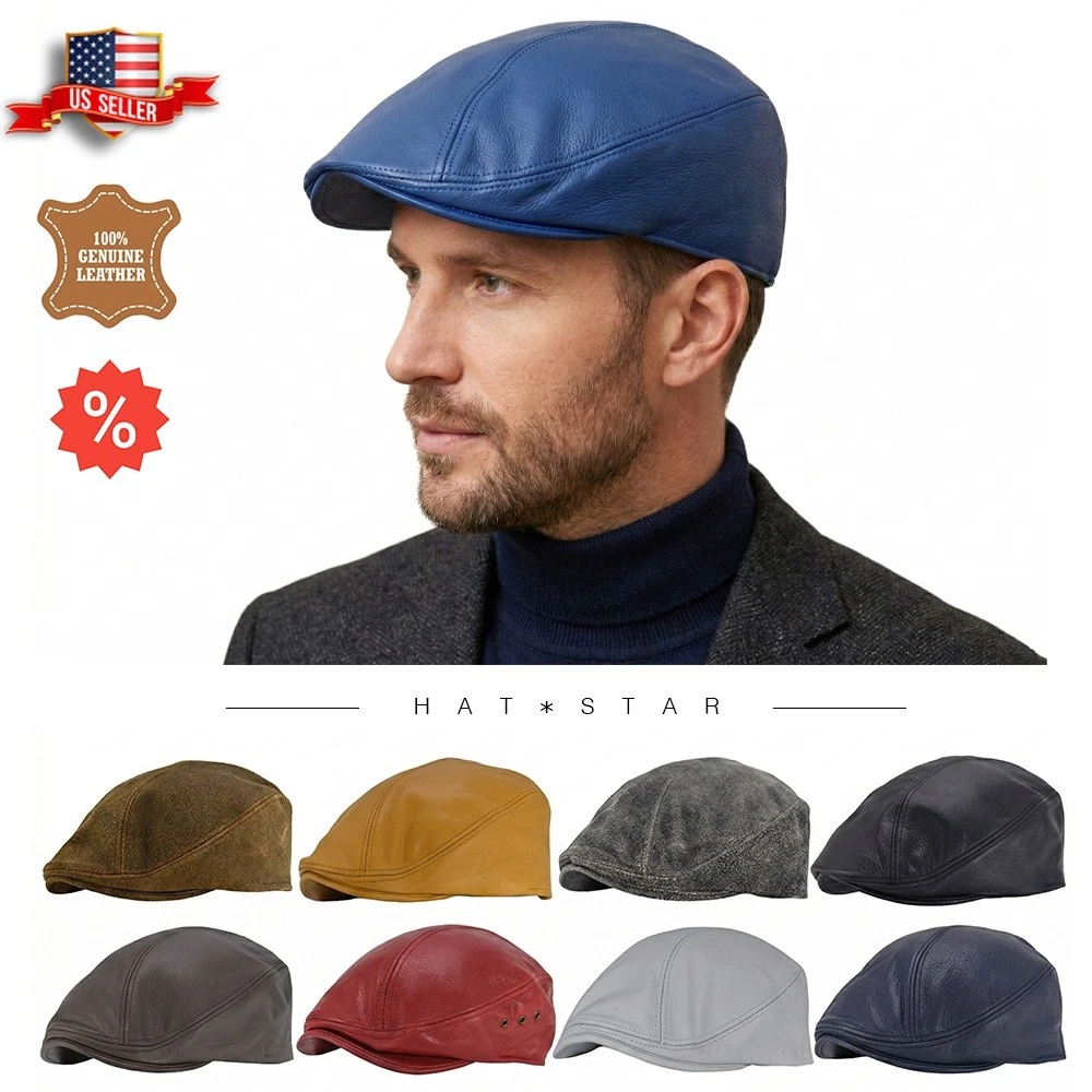 25+ Leather Newsboy Caps for Men for sale | Updated Oct 2026
