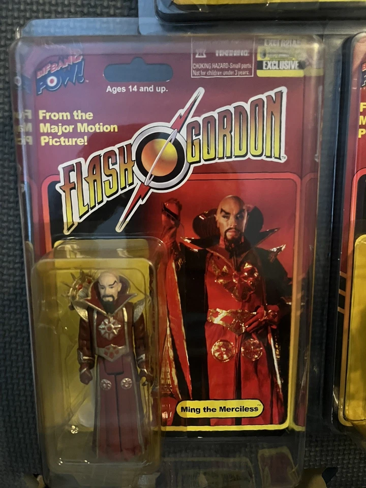Flash Gordon Big Bang Pow Lote de 5 Sin usar, en caja con estuches Ming Vultan Barin Aura EE excl. Foto 4 de 4