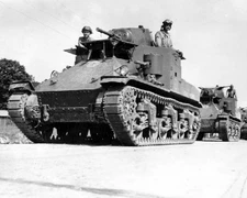 M2 tanks of the 67th Regiment 1940 World War II WWII WW2 8x10 Photo 825c