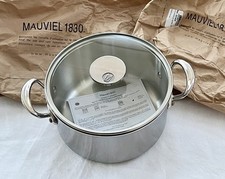 Mauviel M'Cook Casserole Cocotte Pot 20 cm with Glass Lid *Brand New*