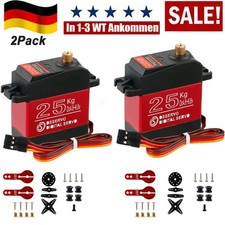 2 PACK 25KG Full Metal Gear Digital Servo HIG...