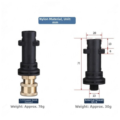 #ad For Karcher Pressure Washer Adapter for Quick Connect Hose and Tool Setup AU $14.53