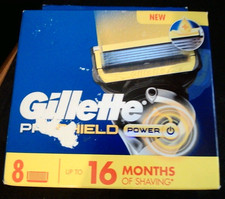 Image of Gillette ProShield Power 8 Pack Refill Cartridges/Razor Blades. Fast dispatch!