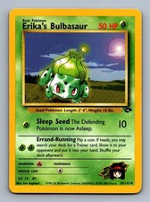 Erika's Bulbasaur #39/132 Unlimited Gym Challenge (Ken Sugimori) Pokemon Card HP