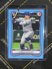 2026 Bowman Kazuma Okamoto #28 RC Rookie Paper Sky Blue /499