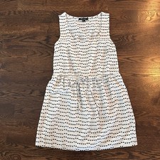 Forever 21 Women’s Sleeveless Mini Dress Black And White Triangle Print Medium
