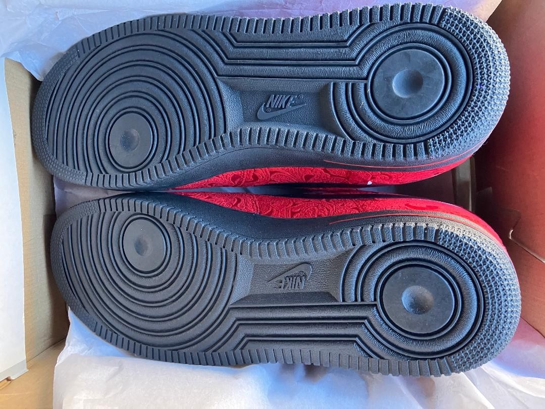 DS 2011 NIKE AIR FORCE 1 LOW 488298 617 MIAMI HEAT PAISLY 11.5, 14