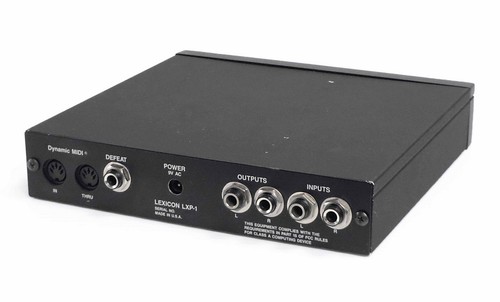 Lexicon LXP-1 Stereo Multi-Effects Processor Reverb Used