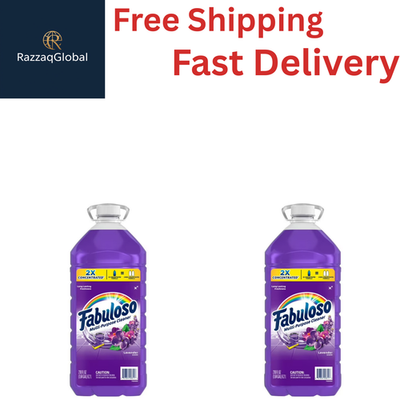 #ad 2 PK Fabuloso 2X Concentrated Multi Purpose Cleaner Lavender 210 fl. oz. $49.99