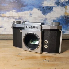 TESTED & WORKING! Praktica / Praktiflex FX 35mm Film Camera Body