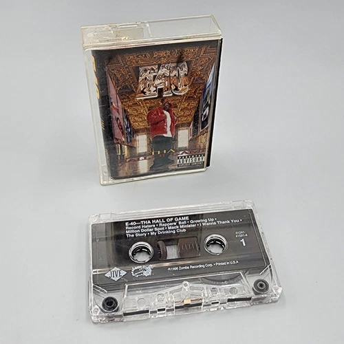 E-40 - Tha Hall Of Game Cassette Tape 1996 Jive / getestet