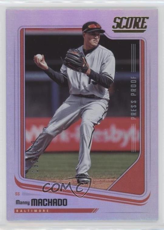 2018 Panini Chronicles Score Press Proof 191/299 Manny Machado #14 1u6