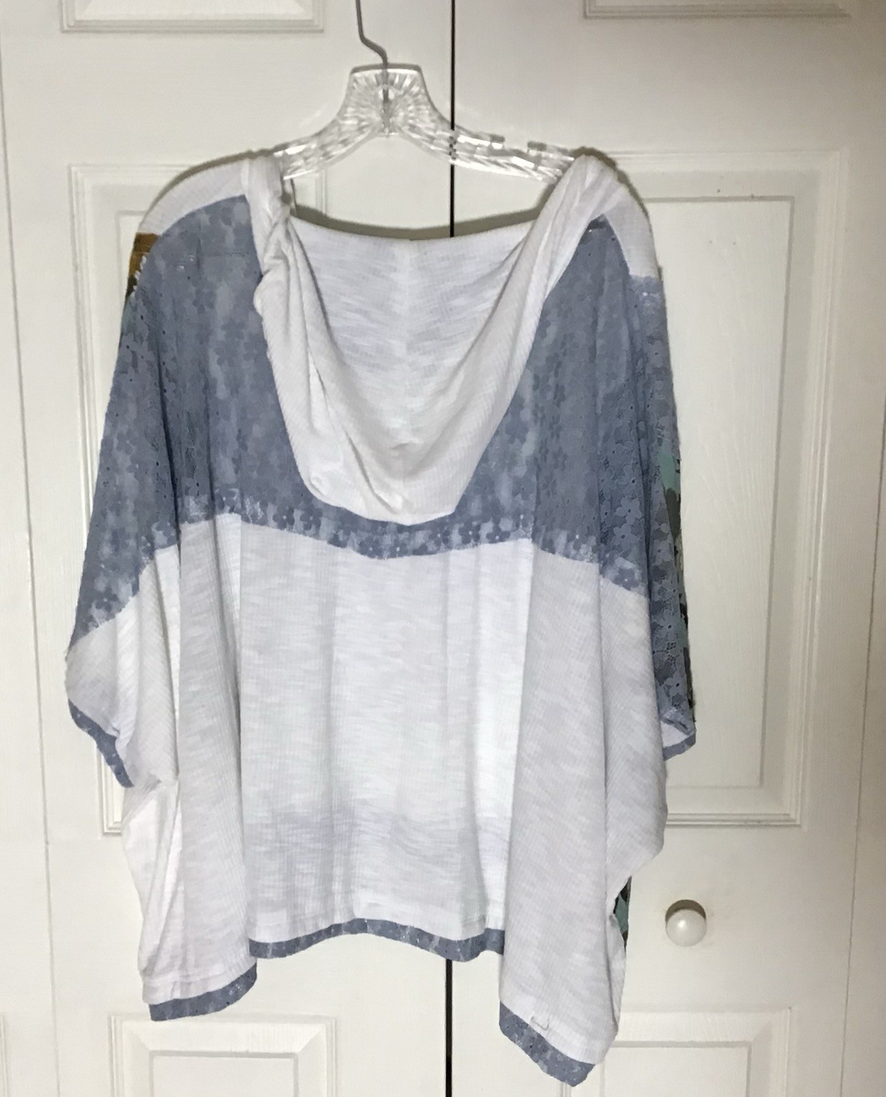 POL Oversized Large Peace Sign Patchwork Boxy Boh… - image 4