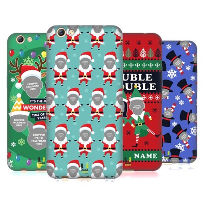 CUSTOM CUSTOMIZED PERSONALIZED CHRISTMAS FACES CASES GEL CASE FOR OPPO PHONES