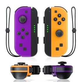 Nintendo Switch Neon Purple Joy-Con with Wrist Strap