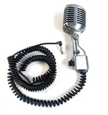 1950  s Vintage Shure Unidyne Model 55S Microphone w/ Shure A83B Switch Works 