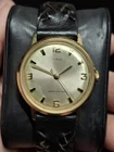 Timex Marlin 1970 Gold Tone Mens Vintage 1970s Mechanical Handwind Watch...