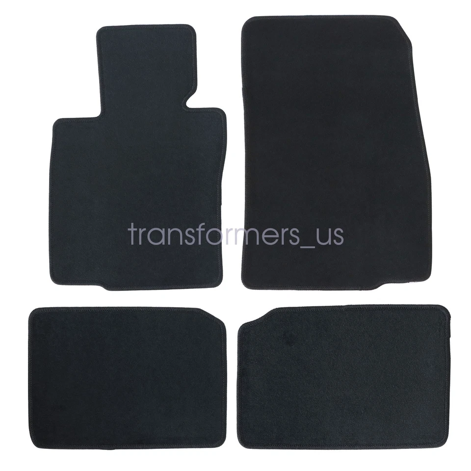 Alfombrillas delanteras-traseras de terciopelo negras 2011-2016 para Mini Countyman R60 R61 Foto 4 de 4