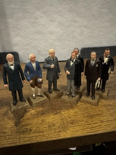 Marx Toys 1960s Presidential Figures Lot Of 7