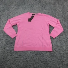 Charter Club Sweater Womens 0X Pink 100% Cashmere Luxury Crewneck Plus NWT
