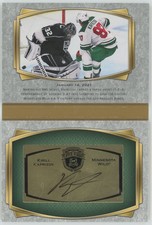 2021-22 Upper Deck The Cup Player Plaques Booklet Auto /25 Kirill Kaprizov Auto