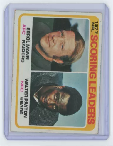 1978 Topps Errol Mann/Walter Payton #334