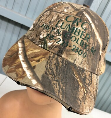 #ad #ad CRC Lumber Wisconsin Cap Light Camo Lighted Adjustable Baseball Cap Hat $12.96