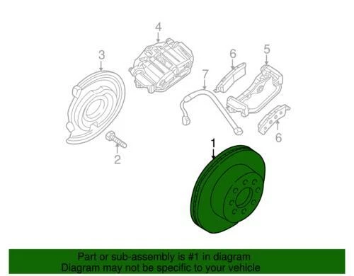 Genuine GM 2000-2014 Chevrolet GMC Left Right Front Rear Wheel Brake 25757802 - Image 3 of 3