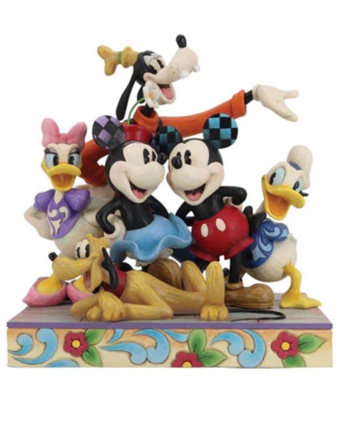 Jim Shore Pals Forever - Mickey & Friends Group 6014331 Disney