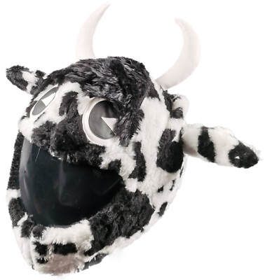 FUNNY HELMET COVER MOTORCYCLE HELMET FUNNY COW EYE-CATCHING HELMET COVER