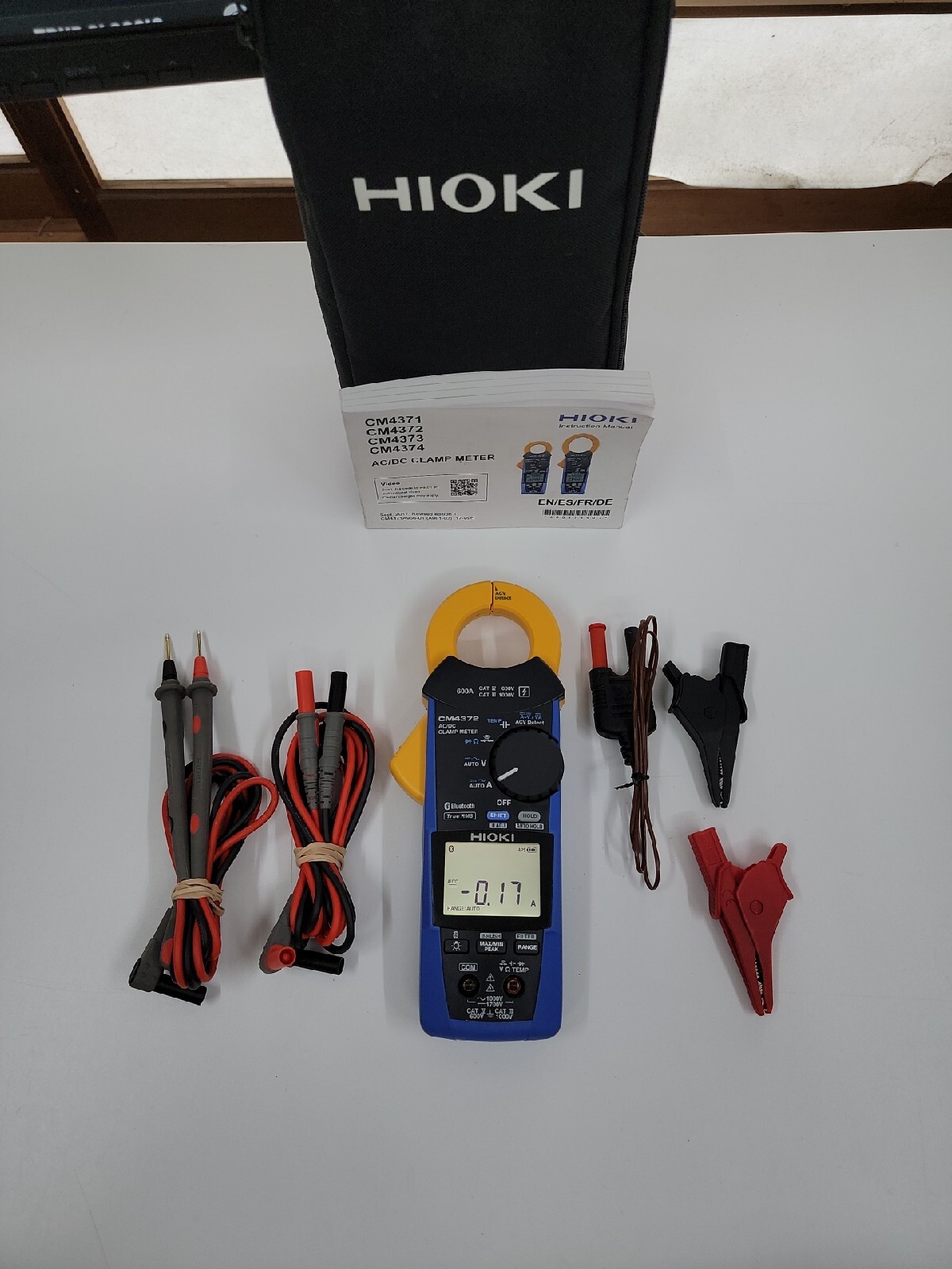 Hioki CM4372 True-RMS Clamp 1000VAC/1500VDC/600A Frequency Resistance from Japan