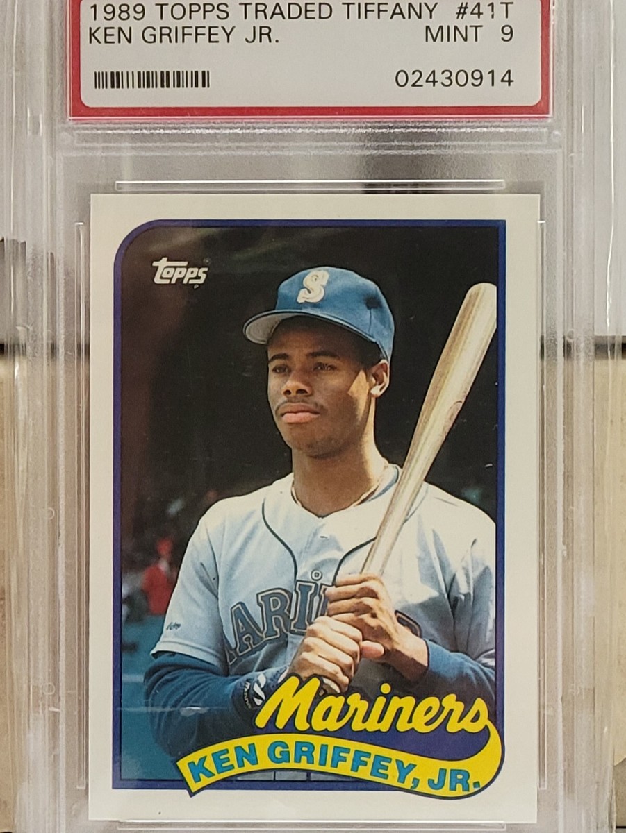 その他 Ken Griffey Jr RC 1989 Topps Traded Tiff Ken Griffey Jr. 1989 Topps Traded Tiffany RC Mariners PSA 7