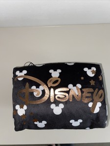 DISNEY Primark Mickey Minnie mouse maquillaje para viaje Bolso Neceser  Negro Y Dorado | eBay