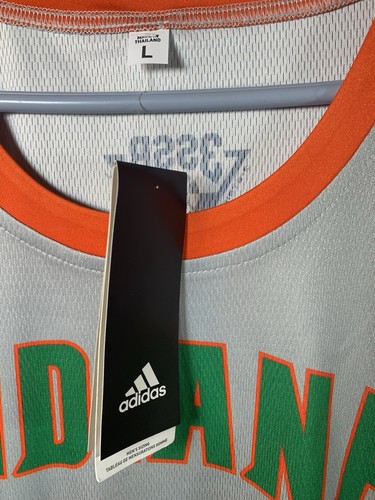 Indiana Elite AAU B-Ball Adidas Large Men's Jersey Tank Top Gray New Tags - Picture 6 of 9