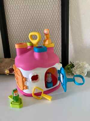 23   Toy House of Shapes Smoby Cotton Awakening and Play Pink Color Complete