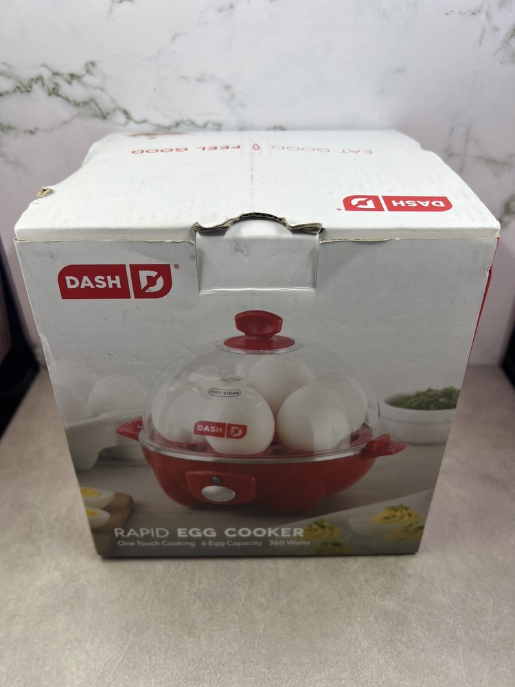 DASH Rapid Electric Egg Cooker for 6 Eggs Compact BB2 Model