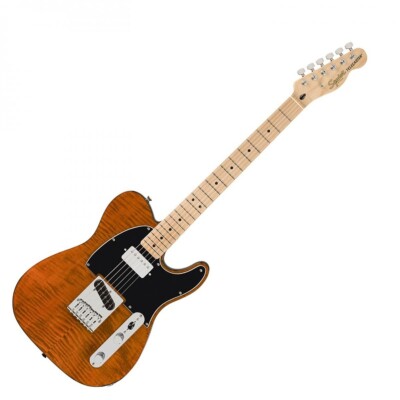 Squier Affinity Series Telecaster Flame Maple Top - Mokka
